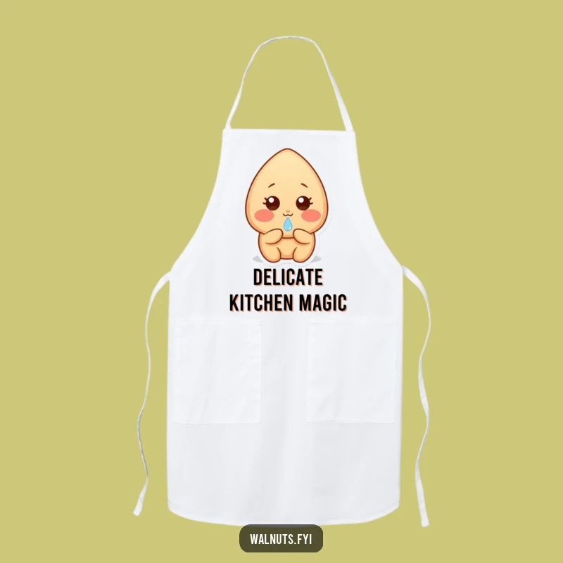 Funny Shy Almond Apron - Cook with Gentleness and Sweet Charm