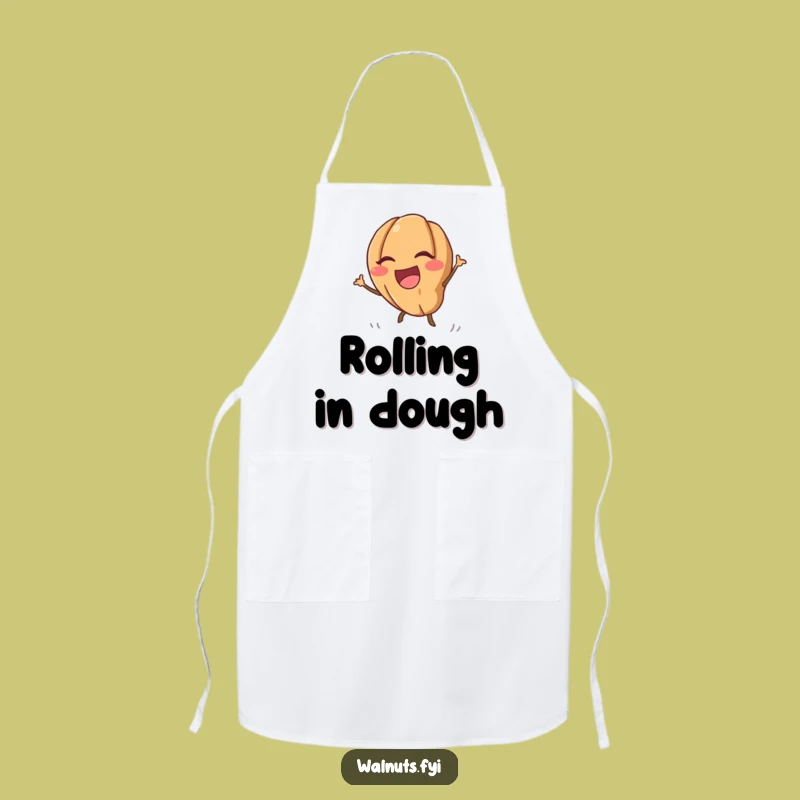 Funny Kawaii Walnut Apron: Cook with joy, the ultimate funny gift for bakers.