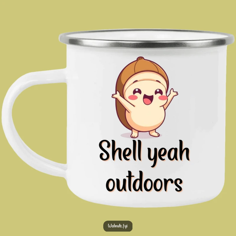 Funny Kawaii Hazelnut Pop Camping Mug - Adventure with Excitement