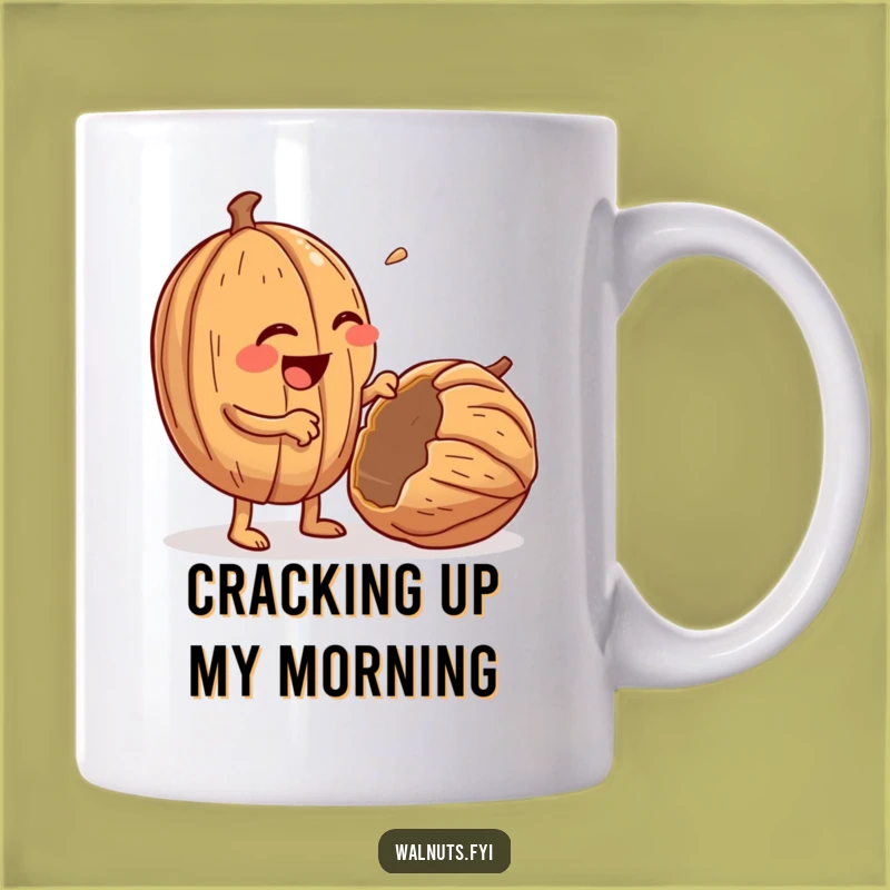 Funny Walnut Cracking Mug: Crack Up Your Morning Routine