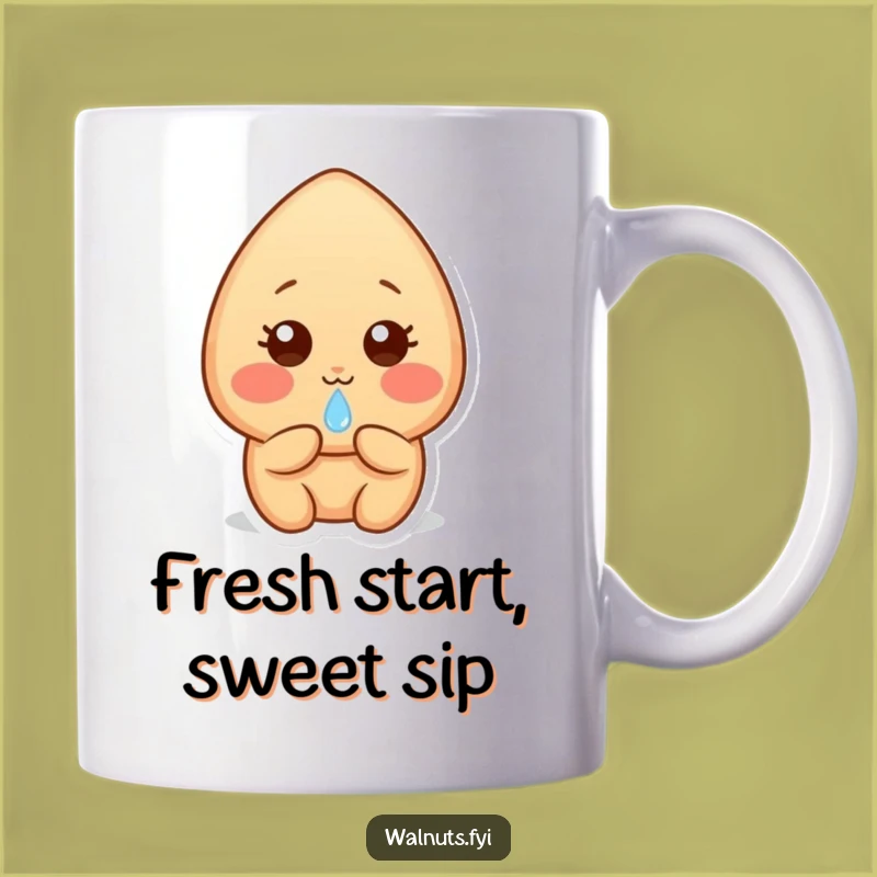 Funny Shy Almond Mug - Gentle & Sweet Gift for a Kind Soul!