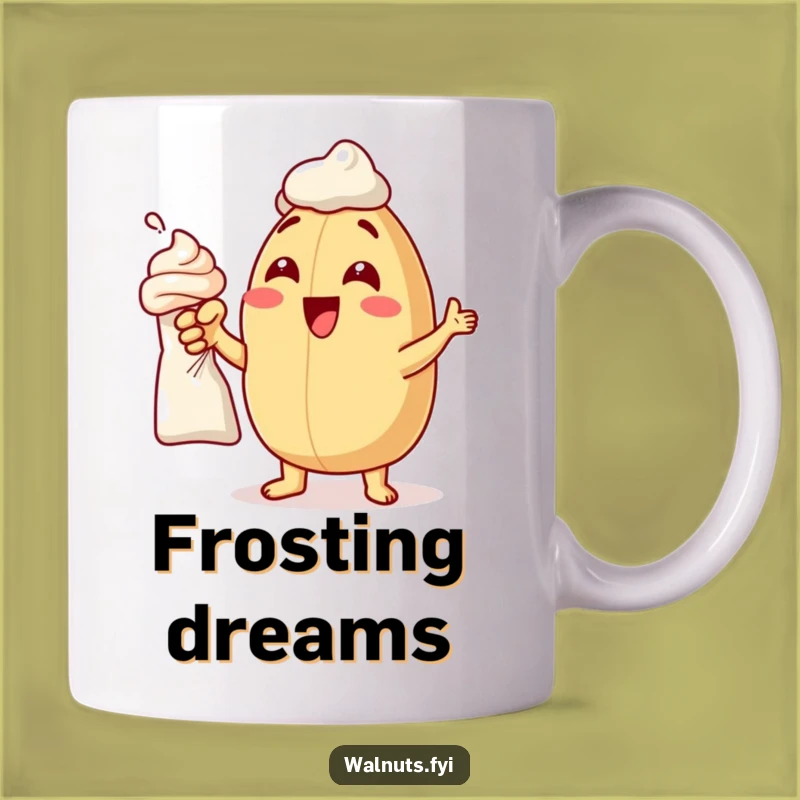 Funny Frosting Macadamia Nut Mug - Hilarious Baker's Dream Gift