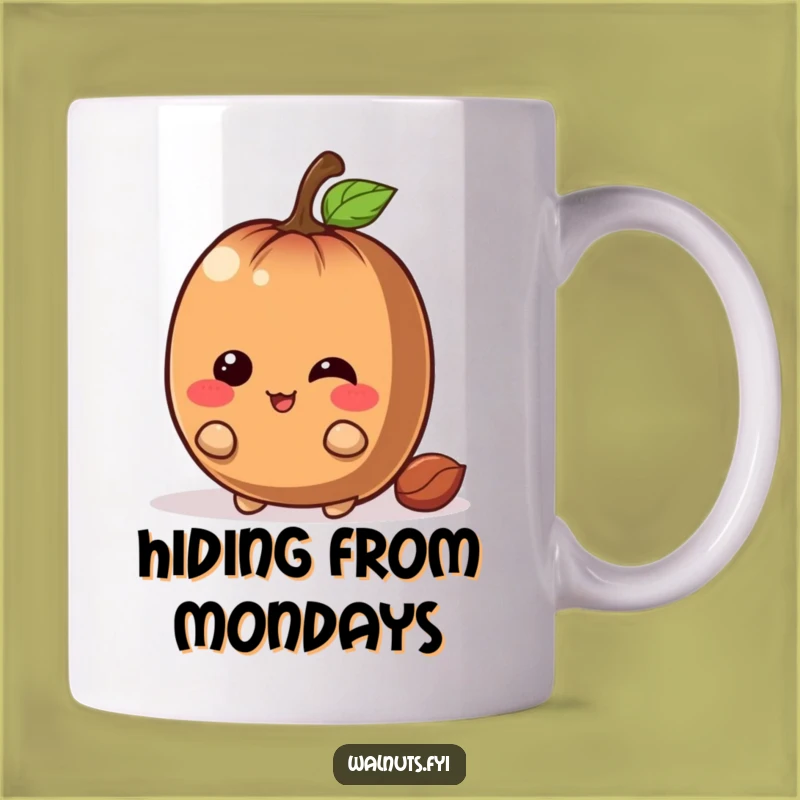 Funny Chestnut Hide-and-Seek Mug - Giggling Nutty Gift!