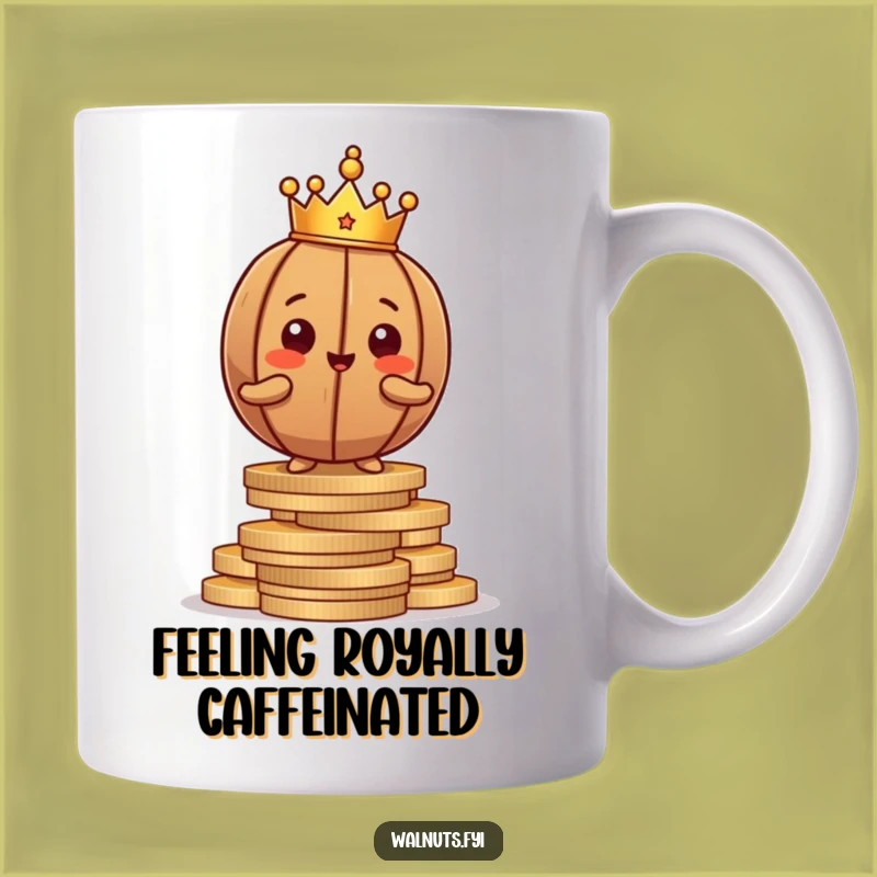 Funny Proud Walnut Mug - Royal & Rich Gift for the Confident Coffee Lover