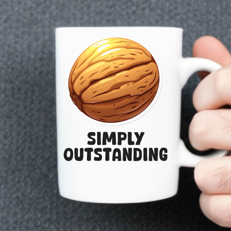 Walnut Mug Glowing Aura Coffee Cup 