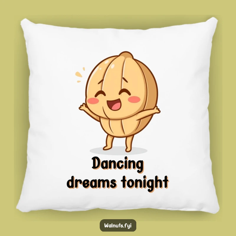 Funny Dance Walnut Pillow: Cozy Comfort with a Silly Move
