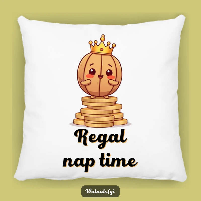 Funny Proud Walnut Pillow - Add Royal Comfort and Confident Charm