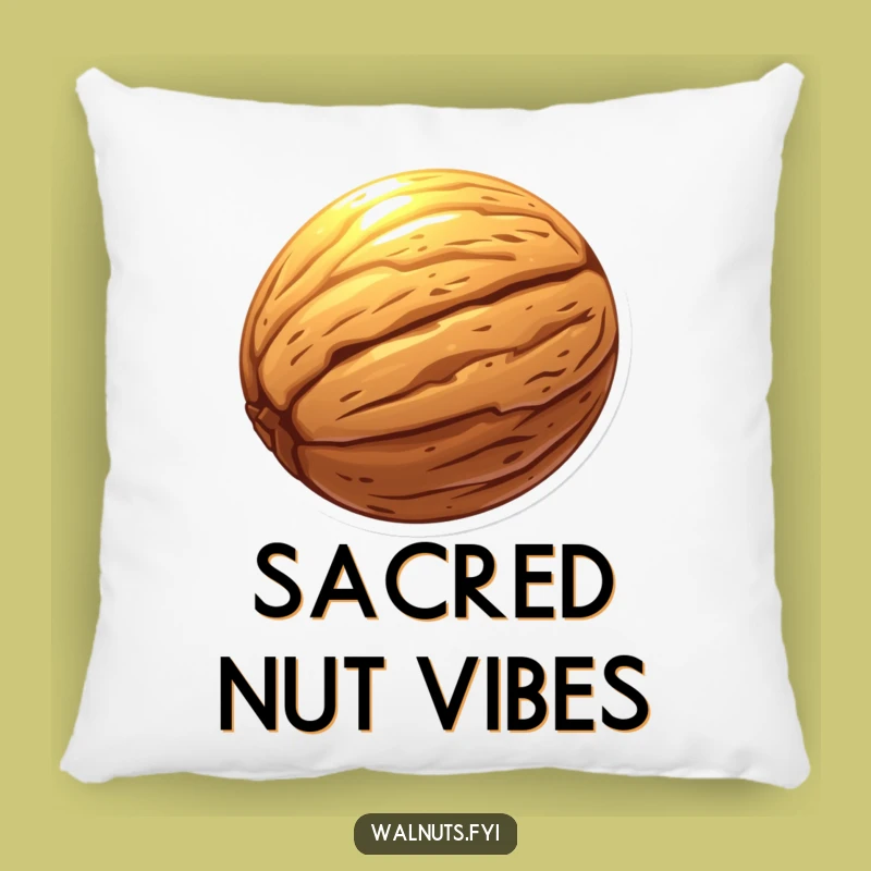 Funny Glowing Walnut Aura Pillow: Dream in Humorous Radiance!