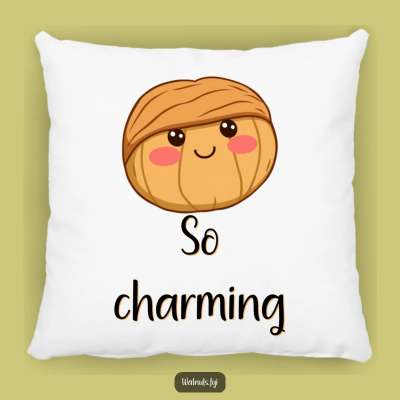 Kawaii Walnut Pillow - Cuddle Up with Adorable Nutty Softness!