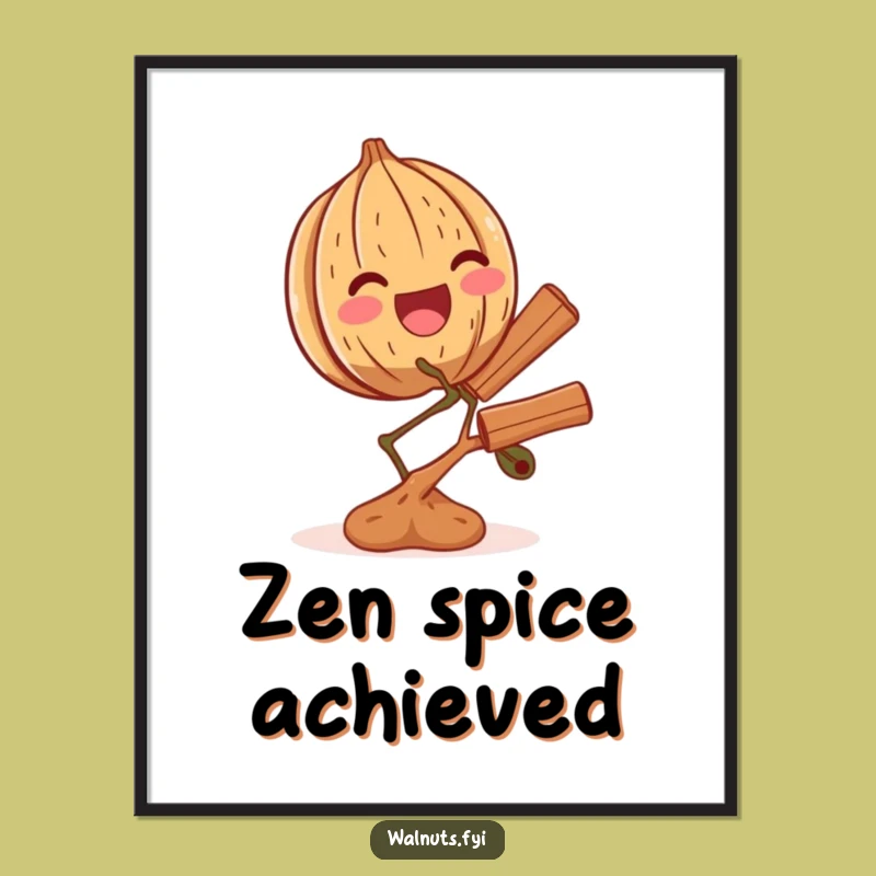 Funny Thrilled Walnut Cinnamon Branch Digital Art - Joyful Decor