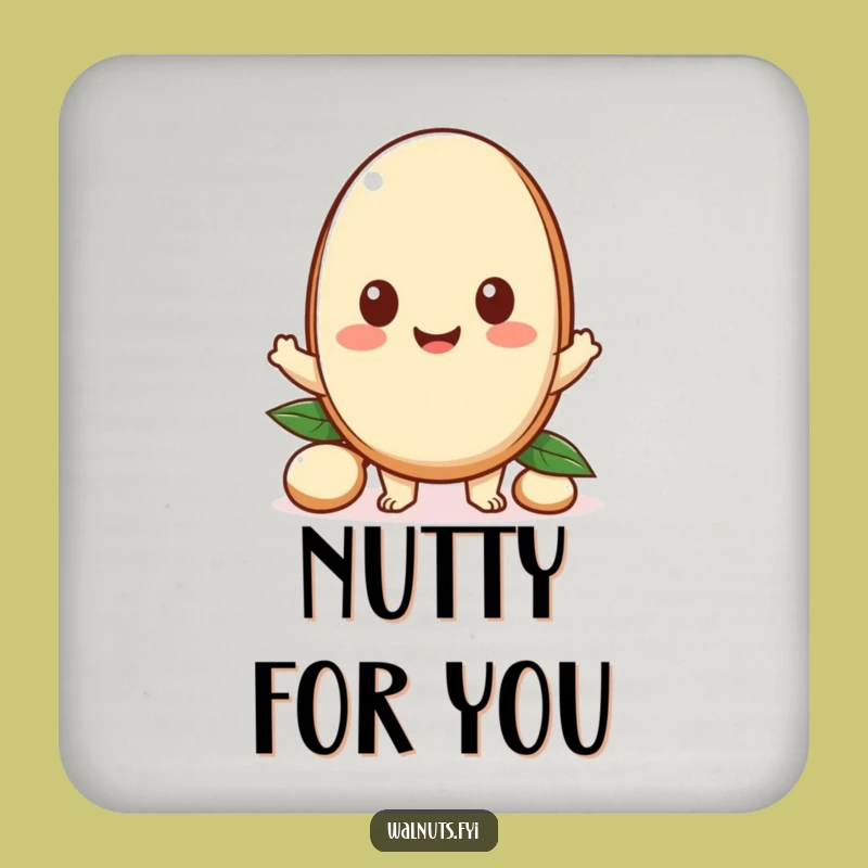Funny Kawaii Nutty Offering Coasters: Share Protection Funny Gift
