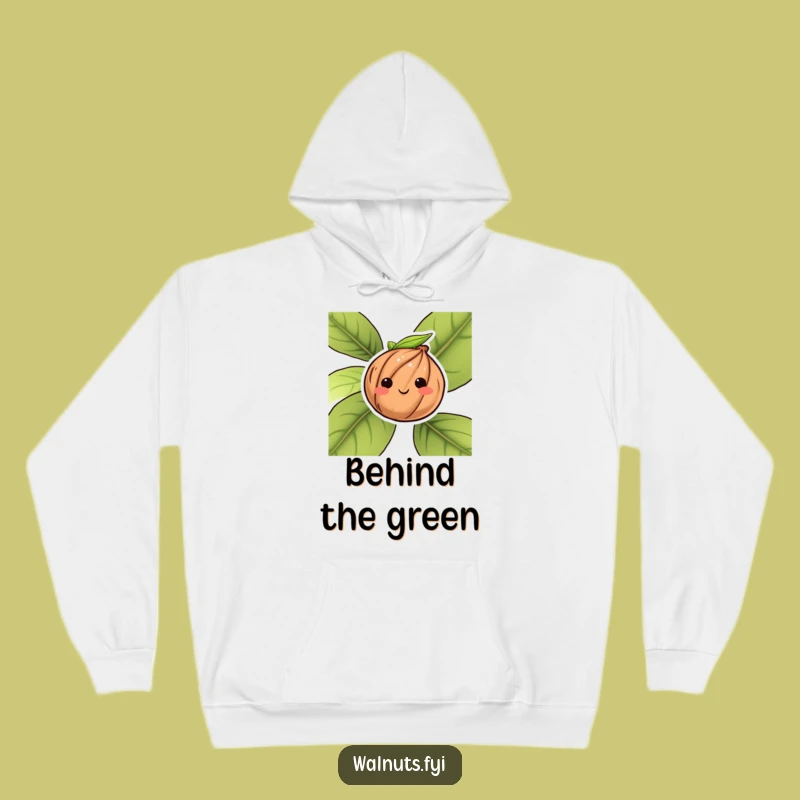 Cozy Funny Blushing Walnut Hoodie: Warm Hugs and Shy Giggles