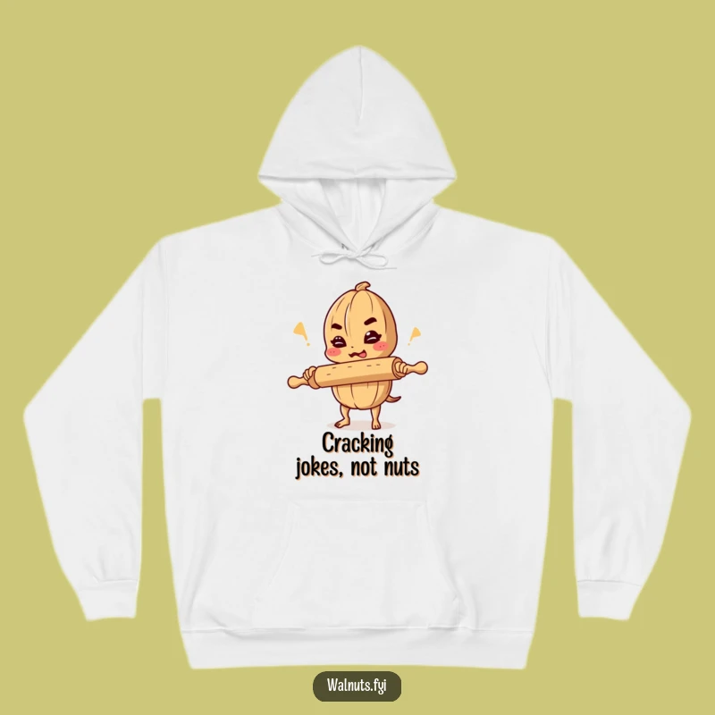 Funny Walnut Comedian Hoodie: Cozy Up in This Hilarious Nutty Joke Apparel, a Perfect Funny Gift