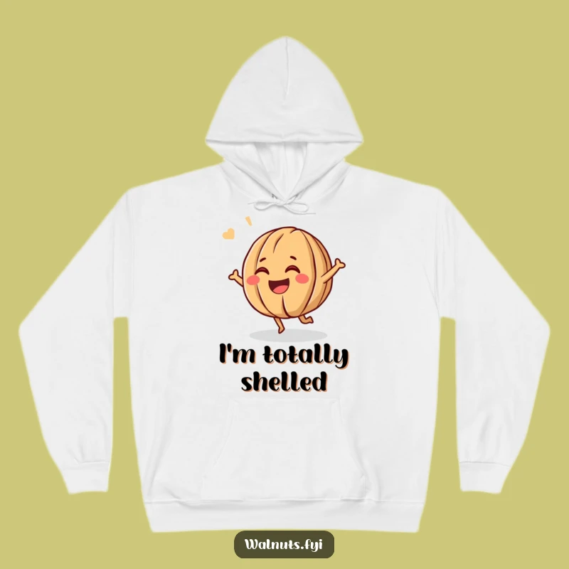 Funny Giggling Walnut Hoodie: Cozy Comfort and Hilarious Vibes!