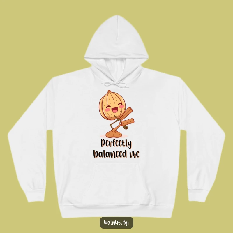 Funny Thrilled Walnut Cinnamon Branch Hoodie - Cozy & Cheerful