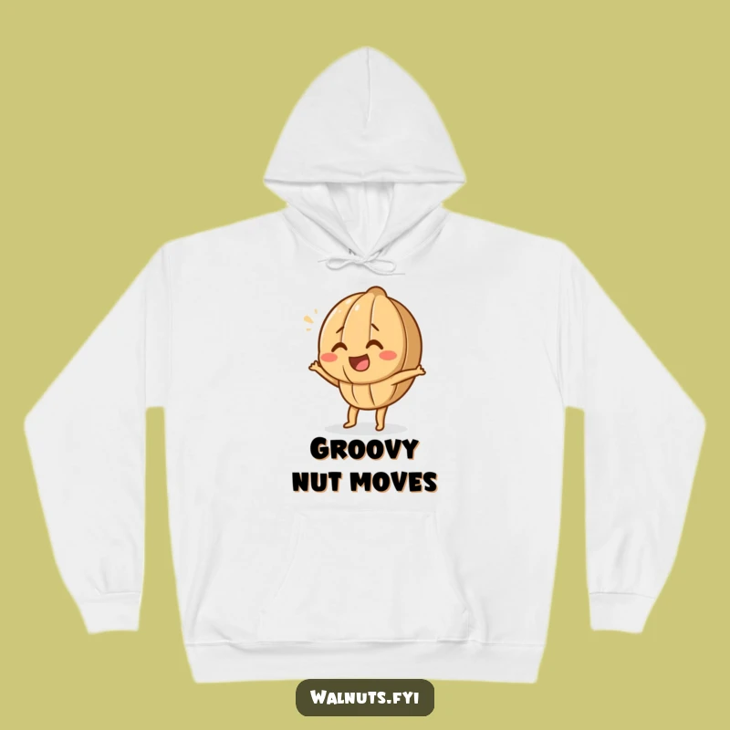 Funny Warm Walnut Hoodie: Dance and Giggle in Comfort