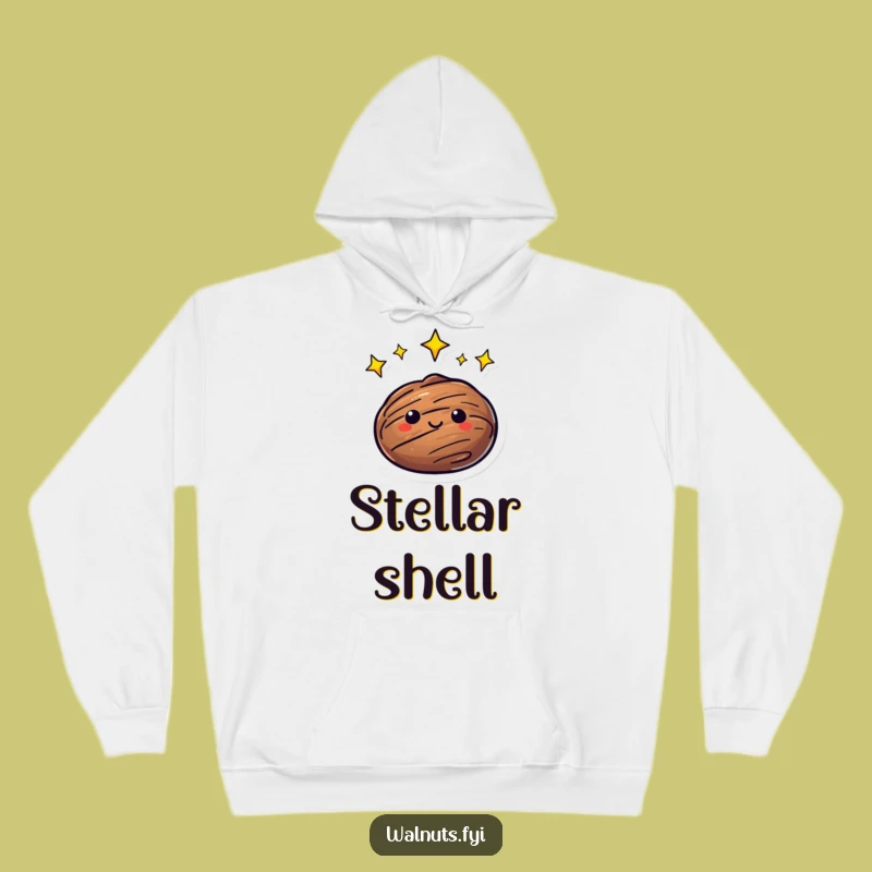Cozy Cosmic Walnut Hoodie - Wrap Yourself in Starry Comfort!