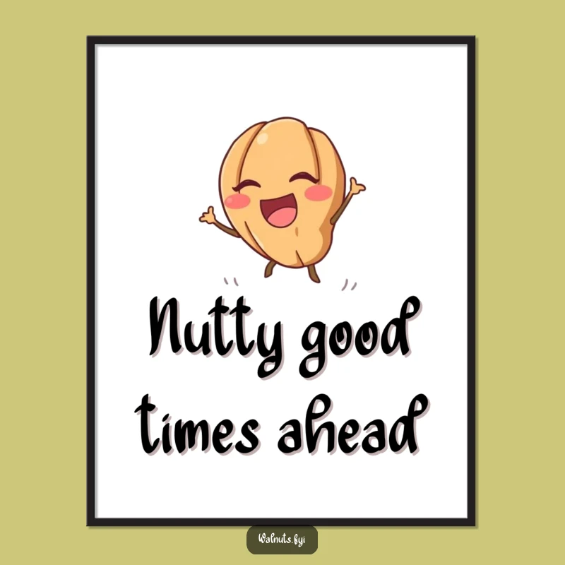 Free Printable Wall Art: Energetic Laughing Walnut Rolling Art!