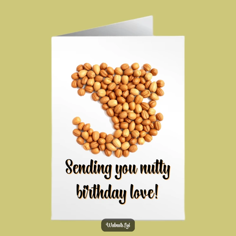 Heartfelt Free Printable Birthday Card: Nuts About You Birthday Wishes!