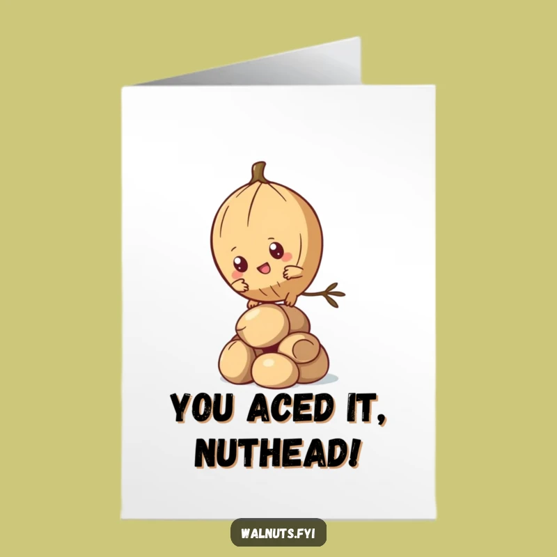 Climbing Pine Nut Congrats Card: Free Printable Success Downloadable Gift