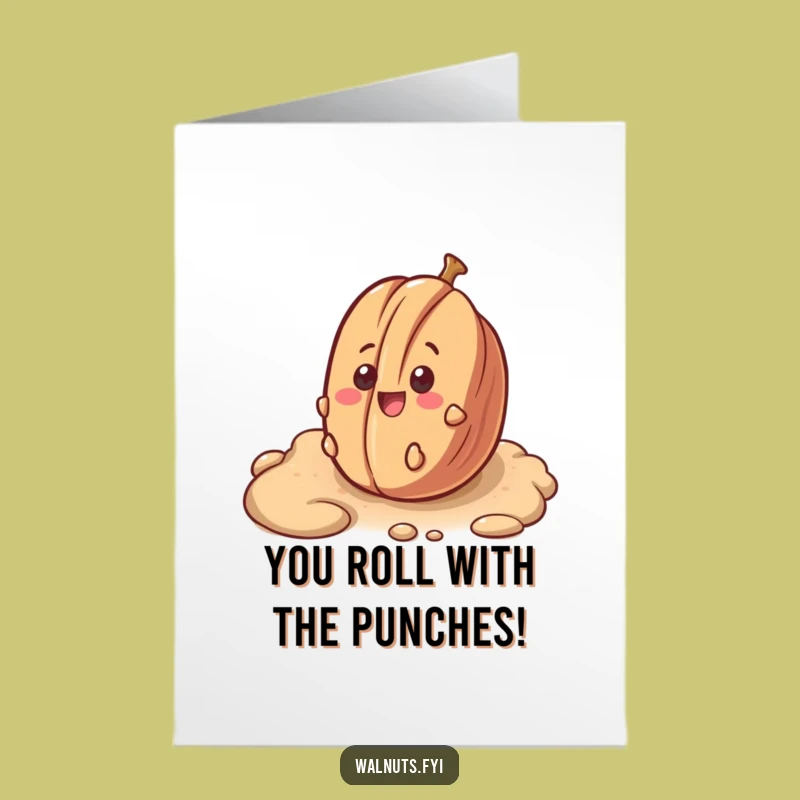 Free Printable Congrats Card: Surprised Pecan Roll, Perfect Downloadable Gift!