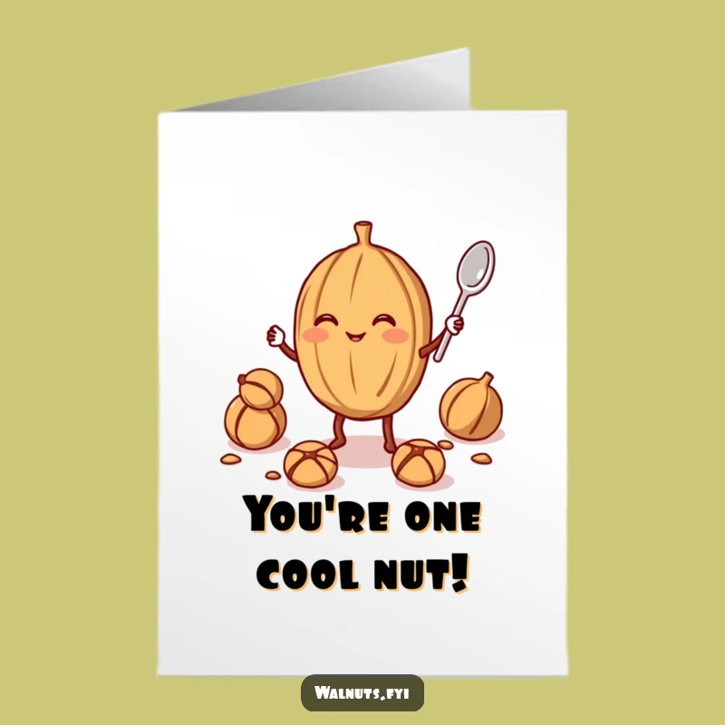 Free Printable Funny Walnut Juggler Congrats Card: You Did It! - Downloadable