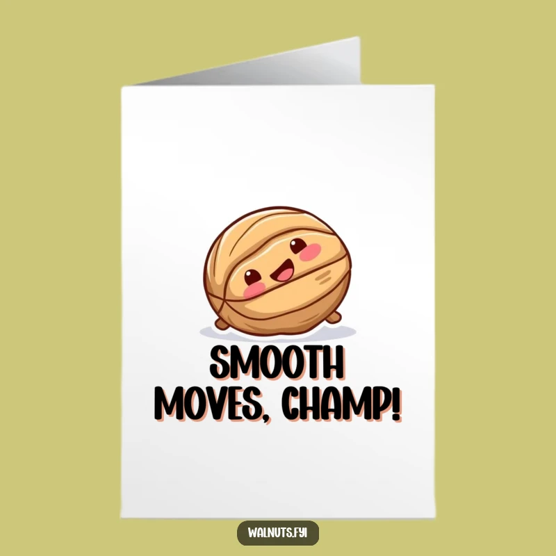 Free Printable Congrats Card: Happy Walnut Sliding, Downloadable Gift