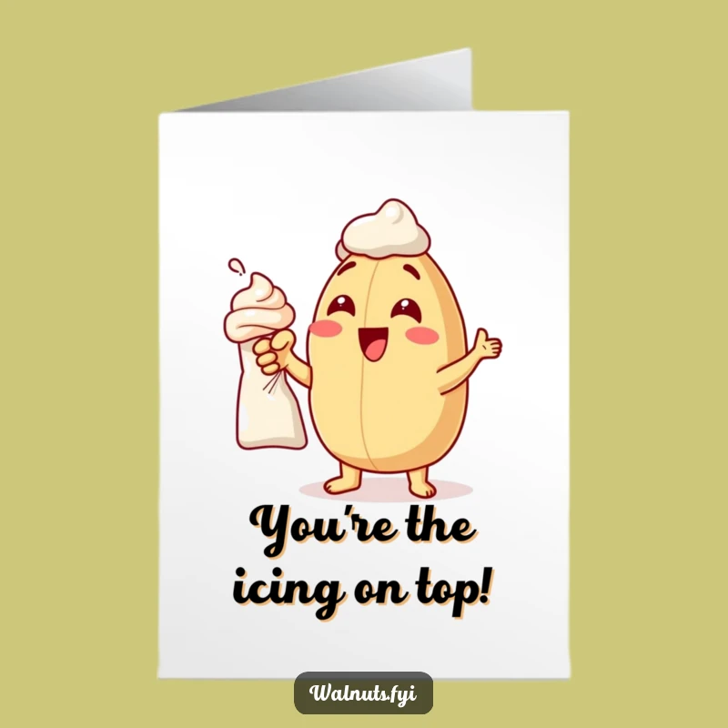 Free Printable Congrats Card: Frosting Nut Excitement, Perfect Downloadable Gift!