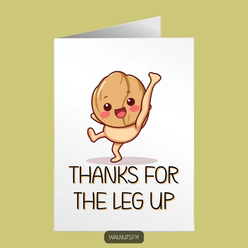 Free Printable Thank You Card: Walnut's Thank You Cartwheel, Hilarious Downloadable Gift