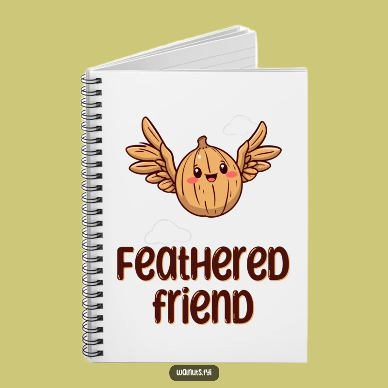 Funny Walnut Wings Notebook: Ideas That Take Flight