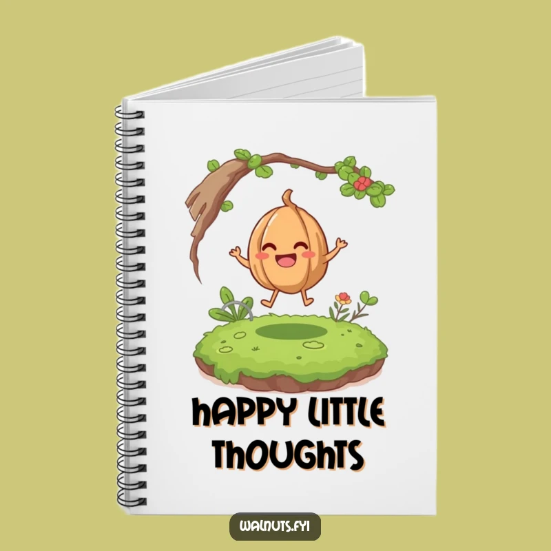 Funny Giggling Walnut Notebook: Write with a Smile, Ideal Funny Gift