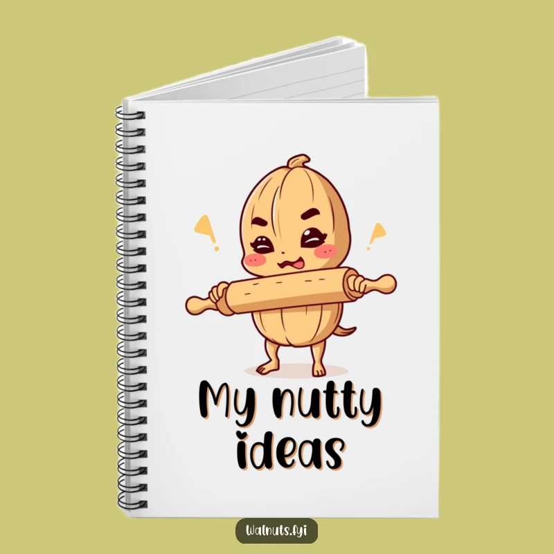 Funny Walnut Comedian Notebook: Jot Down Jokes with This Nutty Humor Journal, a Funny Gift