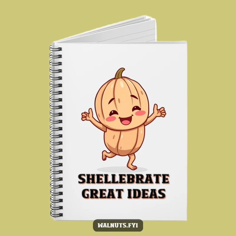 Funny Walnut Jig Notebook: Gnarled Character Dancing, Perfect Funny Gift for Notes