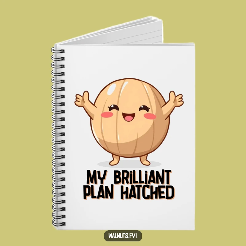 Funny Walnut Victory Notebook: Jot Down Wins with Triumphant Nut, Perfect Gift