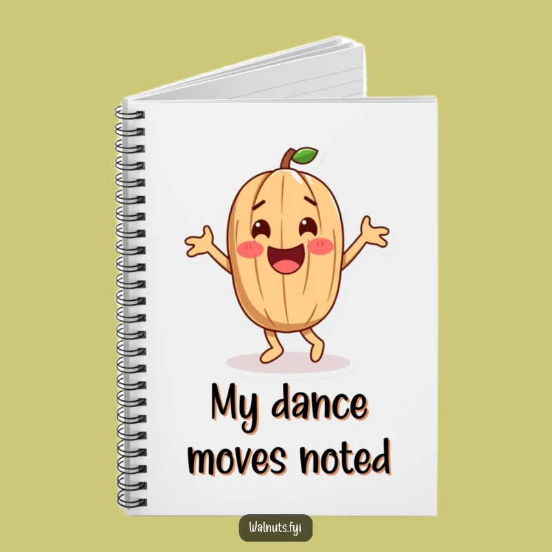 Happy Dance Walnut Notebook: Playful Ideas, Hilarious Gift for Dancers