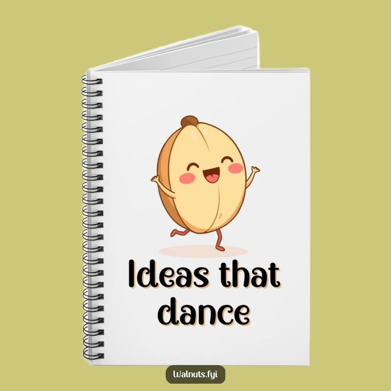 Funny Happy Walnut Jig Notebook: Jot Down Ideas with Pure Joy