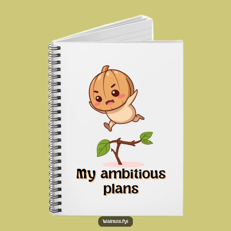 Funny Jumping Walnut Notebook: Write Your Next Success Story, Ideal Funny Gift