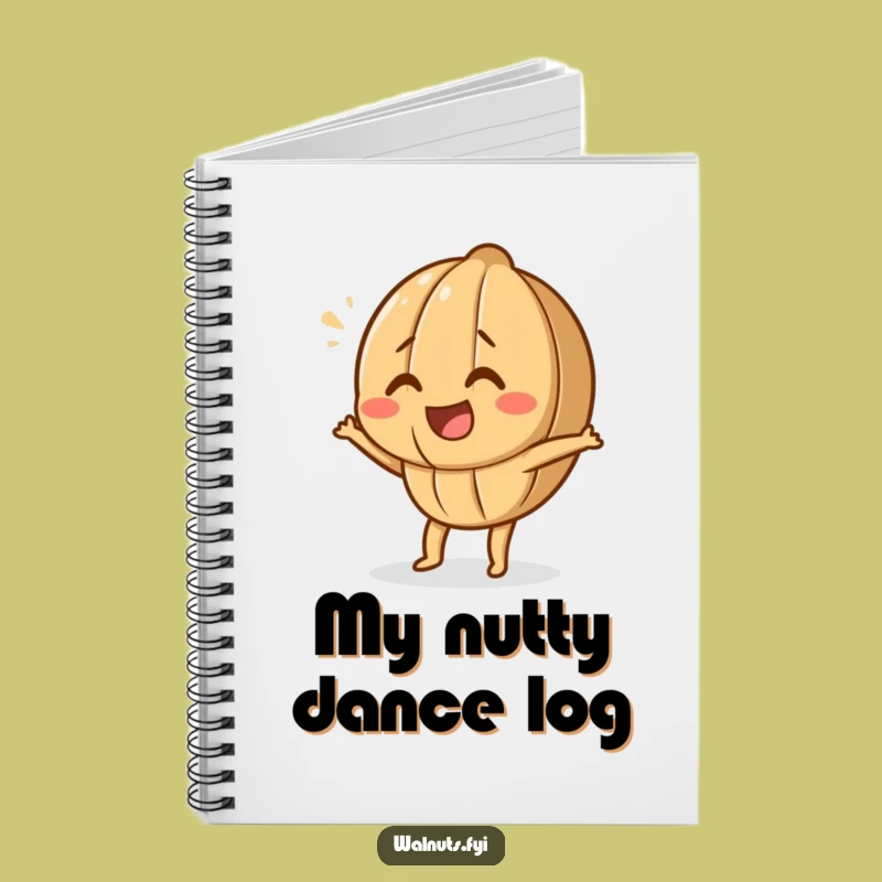 Funny Dance Notebook: Jot Down Moves with a Giggling Nut!