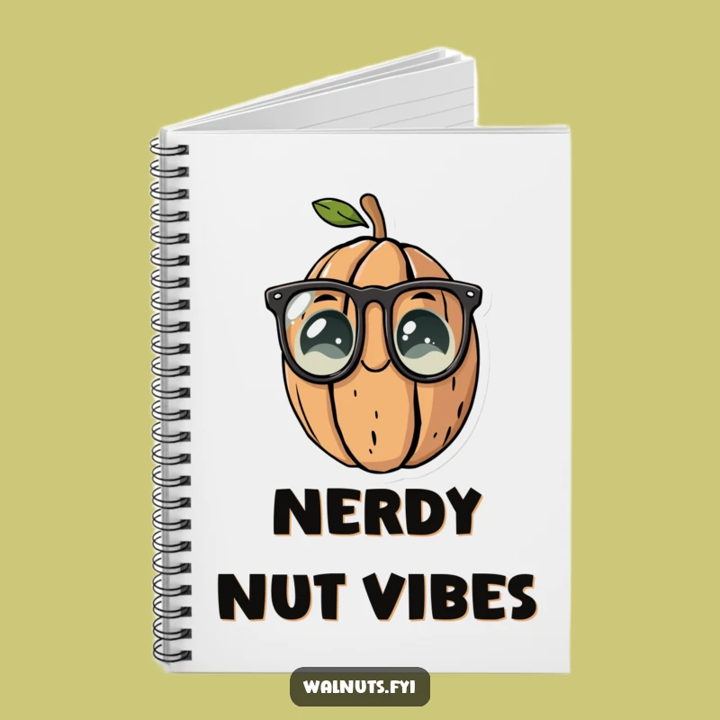 Funny Walnut Glasses Notebook: Jot Down Your Smartest Ideas!