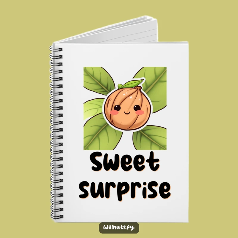 Funny Shy Walnut Notebook: Jot Down Sweet Thoughts