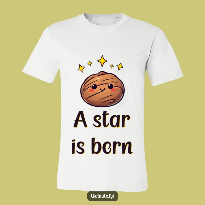 Cosmic Walnut T-Shirt - Wear Your Universe with Funny Style!