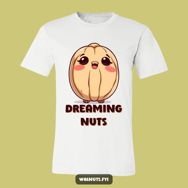 Funny Curious Walnut T-Shirt, Explore Your Imagination