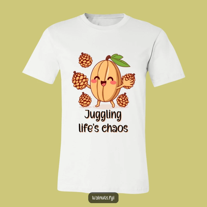 Funny Juggling Walnut T-Shirt - A Hilarious Tee for Playful Souls Gift