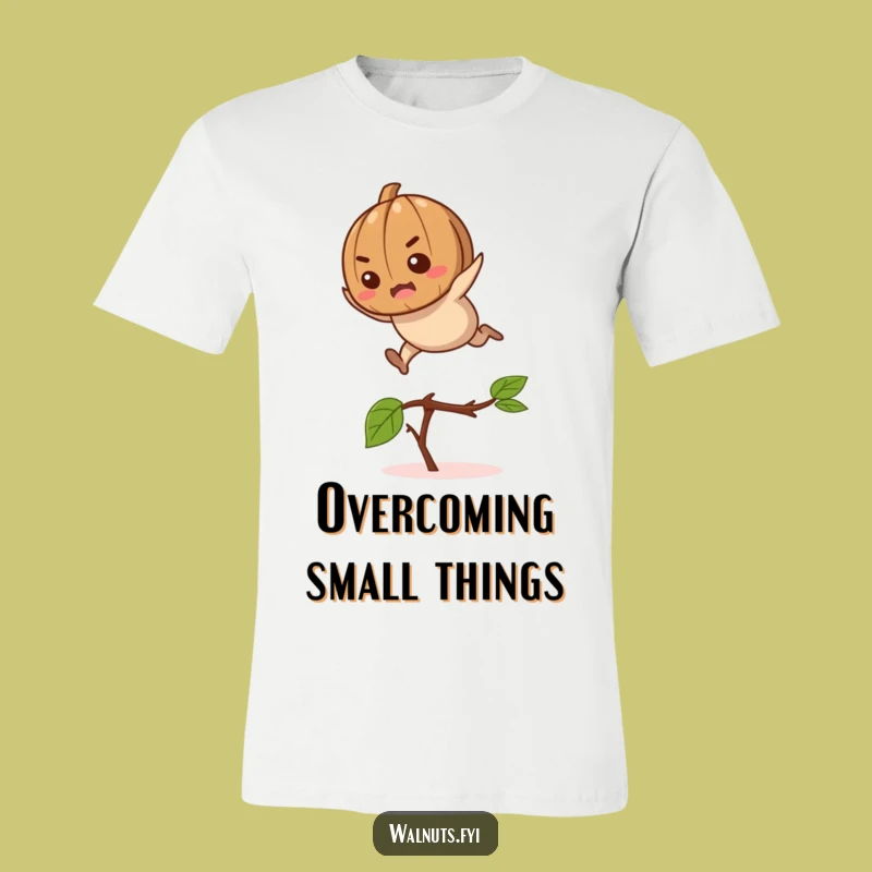 Funny Jumping Walnut T-Shirt: Conquer Anything You Set Your Mind To, Great Funny Gift