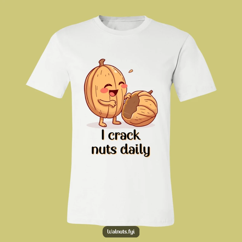 Funny Walnut Cracking Tee: Wear Your Enthusiastic Spirit