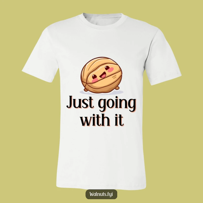 Funny Walnut Slide T-Shirt - Hilarious Nutty Joyful Tee Gift