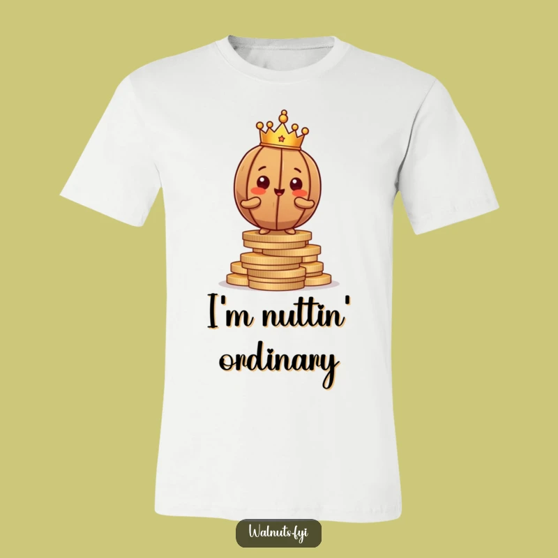 Funny Proud Walnut T-Shirt - Wear Your Confidence with Royal Flair