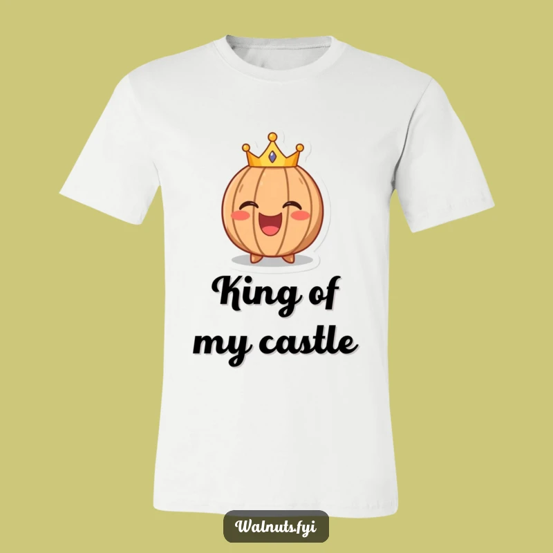 Funny Laughing Walnut T-Shirt: Crown Your Day Funny Gift