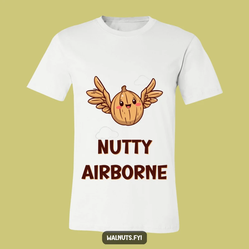 Funny Walnut Wings T-Shirt: Wear Your Dreams with Humorous Flair