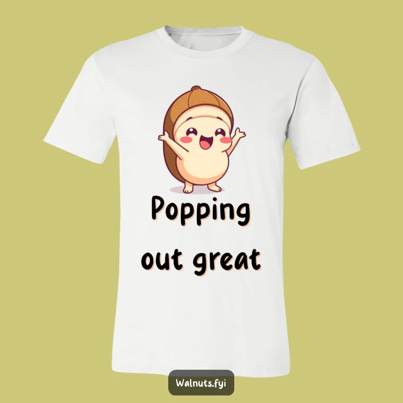 Funny Kawaii Hazelnut Pop T-Shirt - Show Your Excitement